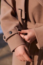 Демисезонное пальто Mila Nova ПВ-345топленое молоко — изображение 8