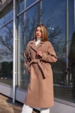 Демисезонное пальто Mila Nova ПВ-345топленое молоко — изображение 3