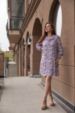 Летнее платье Mila Nova Ф-177 розовый — изображение 5