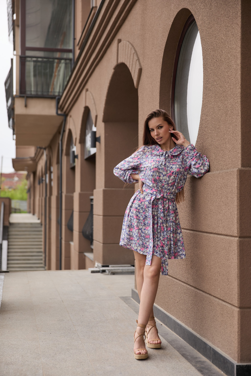 Летнее платье Mila Nova Ф-177 розовый — изображение 2