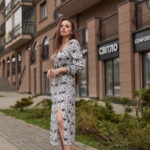 Летнее платье Mila Nova Ф-135 белый+черный