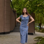 Летнее платье Mila Nova Ф-145 синий