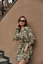 Летнее платье Mila Nova Ф-177 хаки — изображение 5