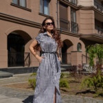 Летнее платье Mila Nova Ф-84 черный+белый