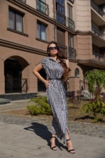 Летнее платье Mila Nova Ф-84 черный+белый — изображение 6