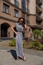 Летнее платье Mila Nova Ф-84 черный+белый — изображение 5