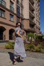 Летнее платье Mila Nova Ф-84 черный+белый — изображение 3