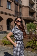 Летнее платье Mila Nova Ф-84 черный+белый — изображение 2