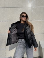 Зимняя куртка К-298 черный — изображение 4