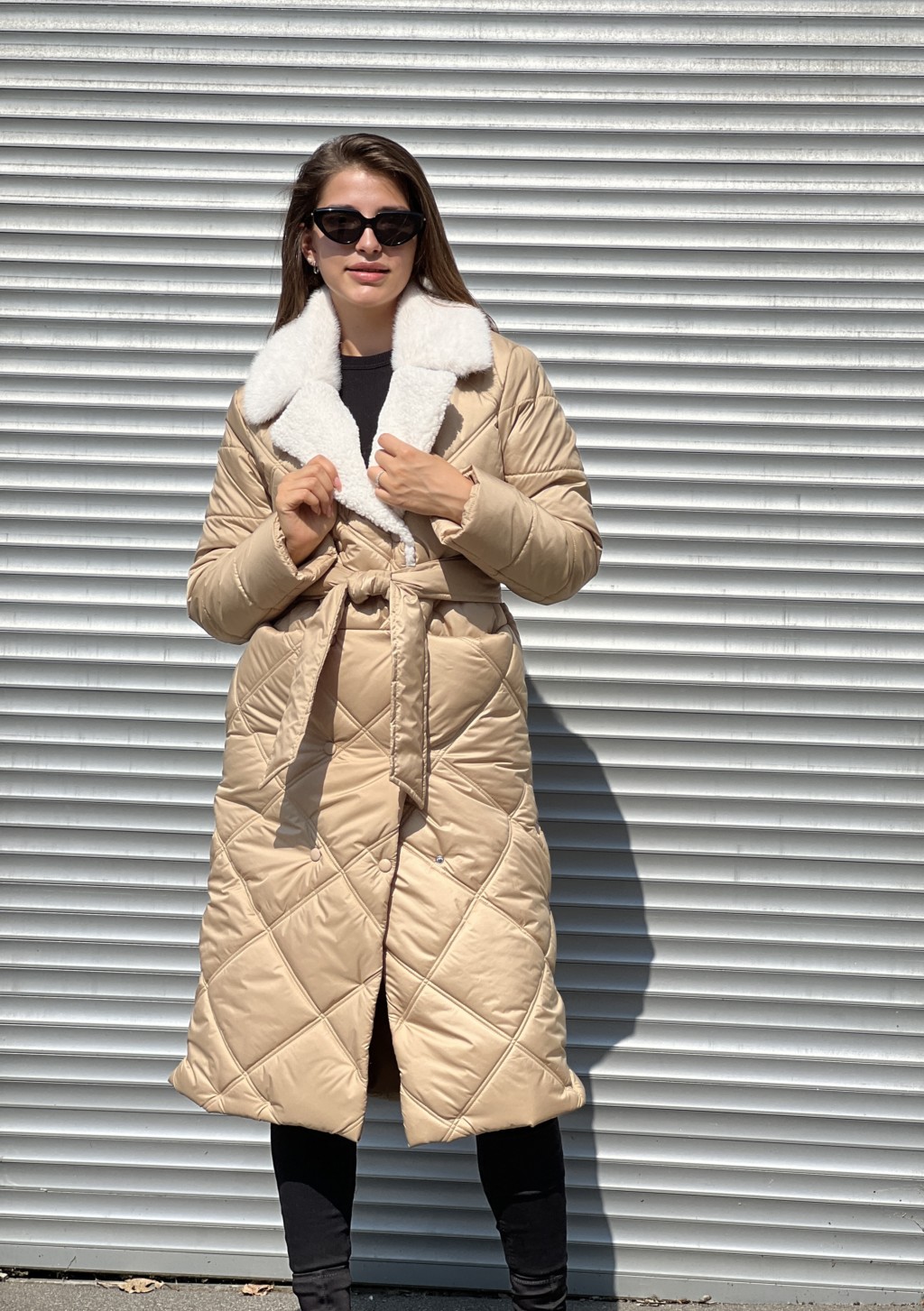 Зимнее пальто Mila Nova ПВ-318 кемел — изображение 1