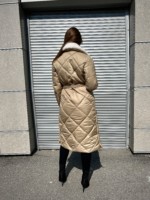 Зимнее пальто Mila Nova ПВ-318 кемел — изображение 6