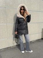 Зимняя Куртка Mila Nova ПВ-332 кор черный