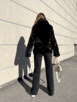 Зимняя шуба Mila Nova ПВ-336черный — изображение 4