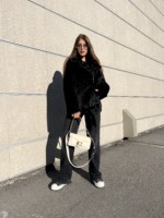 Зимняя шуба Mila Nova ПВ-336черный — изображение 2