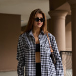 Рубашка Mila Nova Р-1 белый+черный