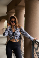 Рубашка Mila Nova Р-1 белый+черный — изображение 2