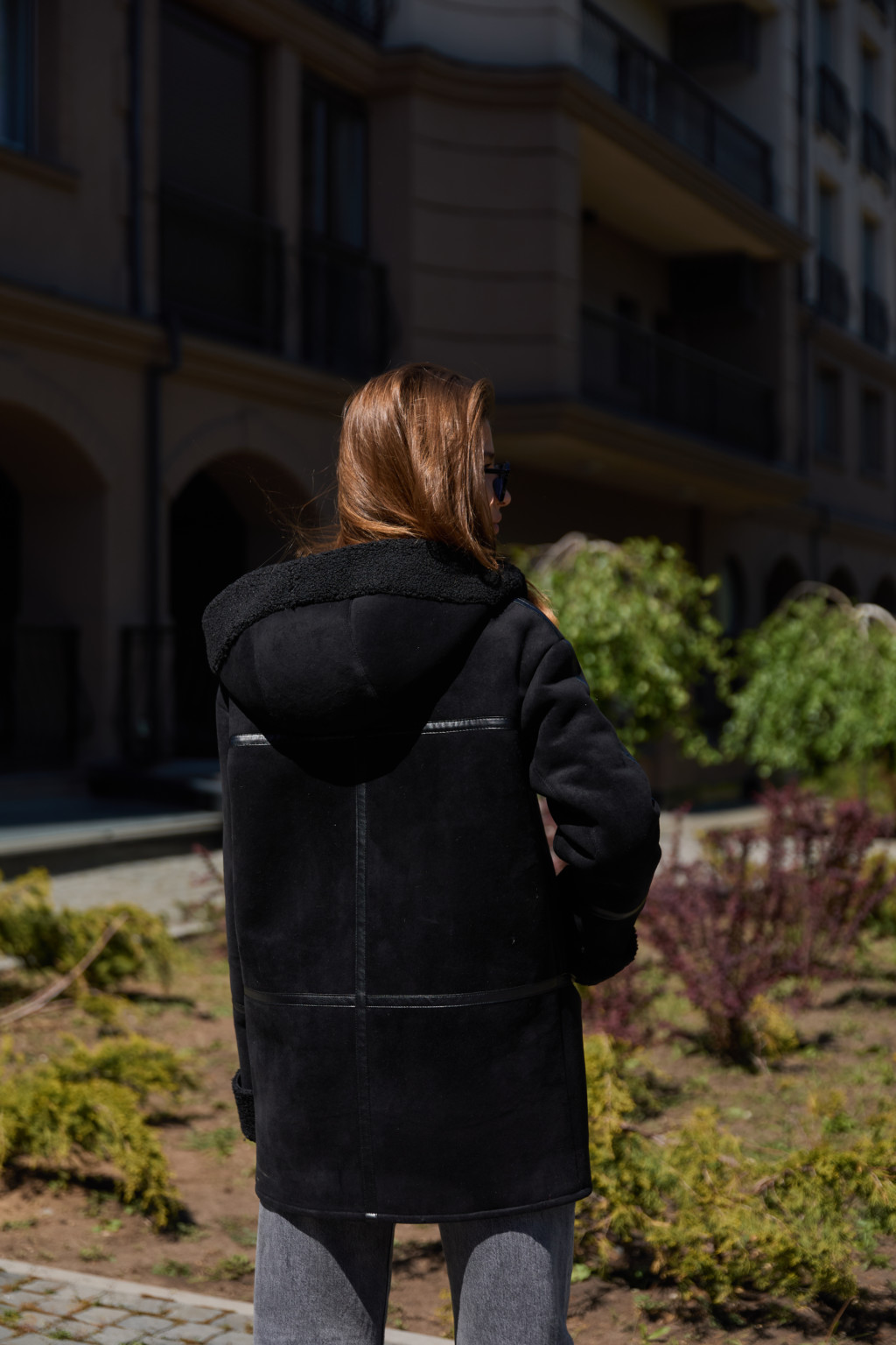 Зимняя дубленка Mila Nova Д-230  черный — изображение 4