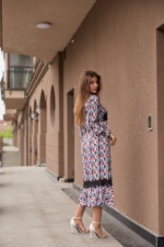 Летнее платье Mila Nova Ф-123 белый+красный — изображение 4