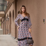 Летнее платье Mila Nova Ф-123 белый+красный