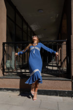 Летнее платье Mila Nova Ф-123 деним — изображение 2