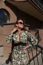 Летнее платье Mila Nova Ф-123 хаки+черный — изображение 4