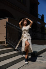 Летнее платье Mila Nova Ф-130 бежевый