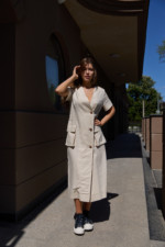 Летнее платье Mila Nova Ф-130 бежевый — изображение 2