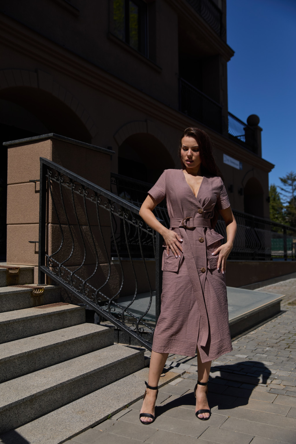 Летнее платье Mila Nova Ф-130 капучино — изображение 3