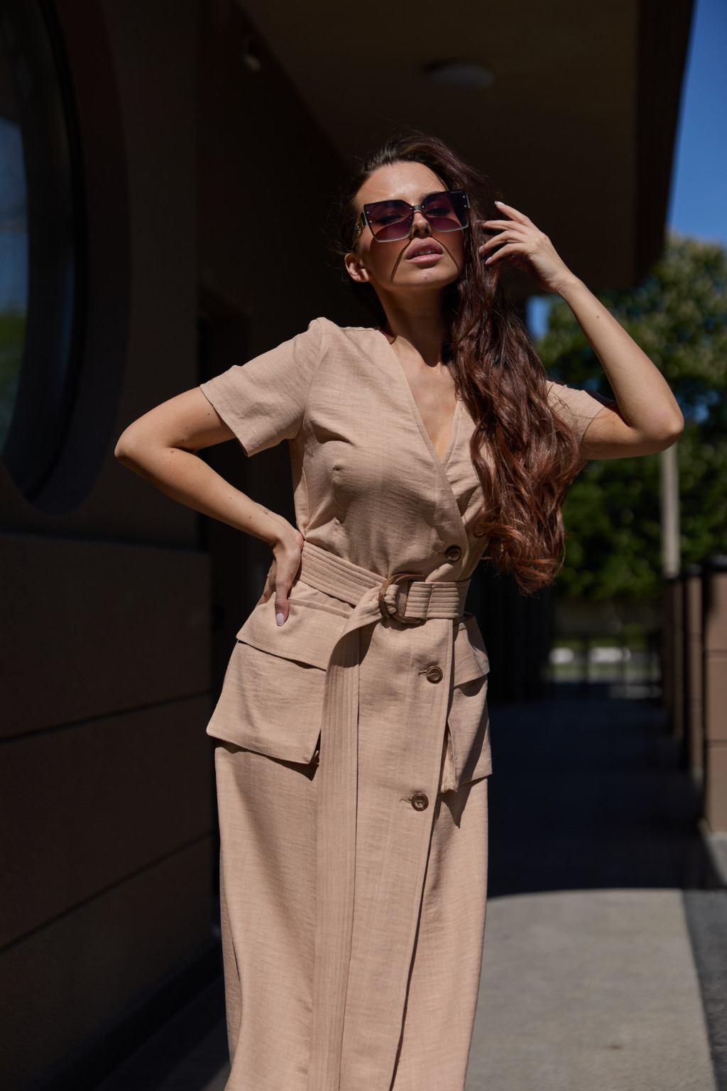 Летнее платье Mila Nova Ф-130 топл. молоко — изображение 3