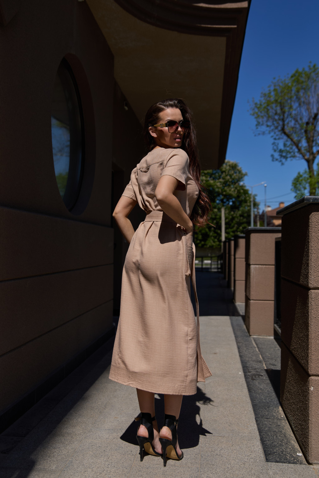 Летнее платье Mila Nova Ф-130 топл. молоко — изображение 4