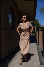 Летнее платье Mila Nova Ф-130 топл. молоко