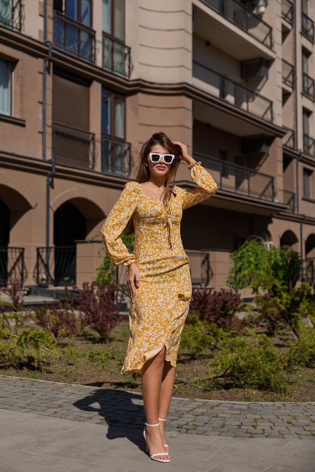 Летнее платье Mila Nova Ф-135 желтый — изображение 1