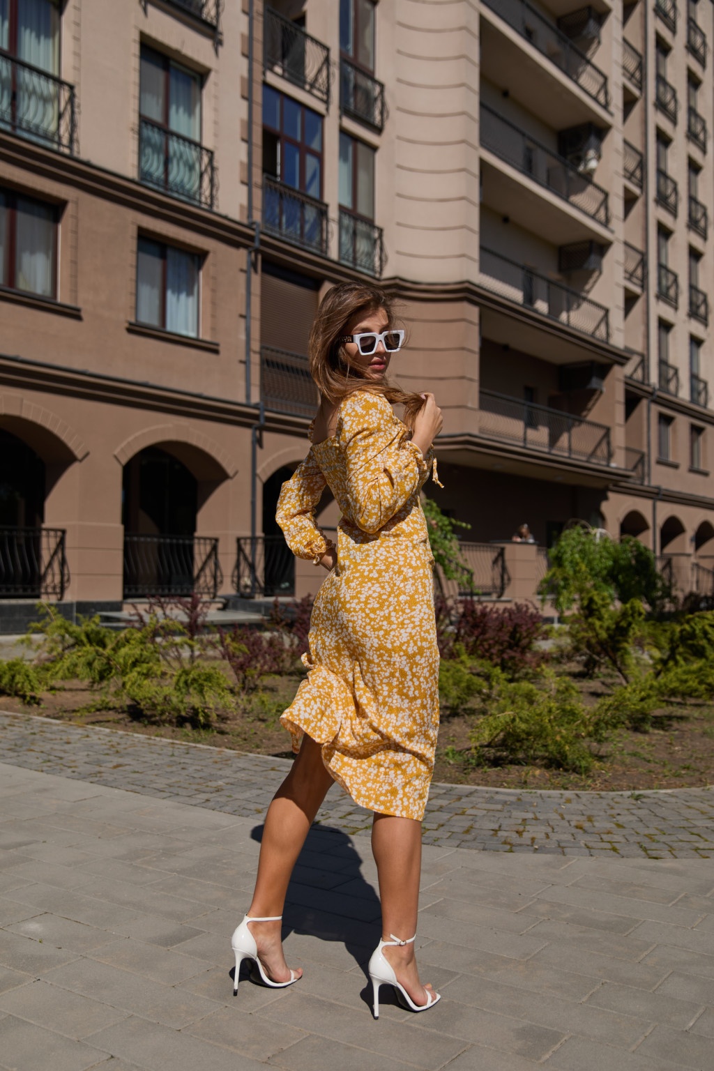 Летнее платье Mila Nova Ф-135 желтый — изображение 4