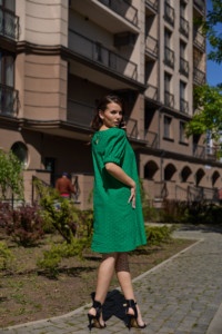 Летнее платье Mila Nova Ф-174 зеленый — изображение 3