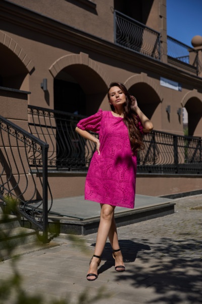 Летнее платье Mila Nova Ф-174 малина