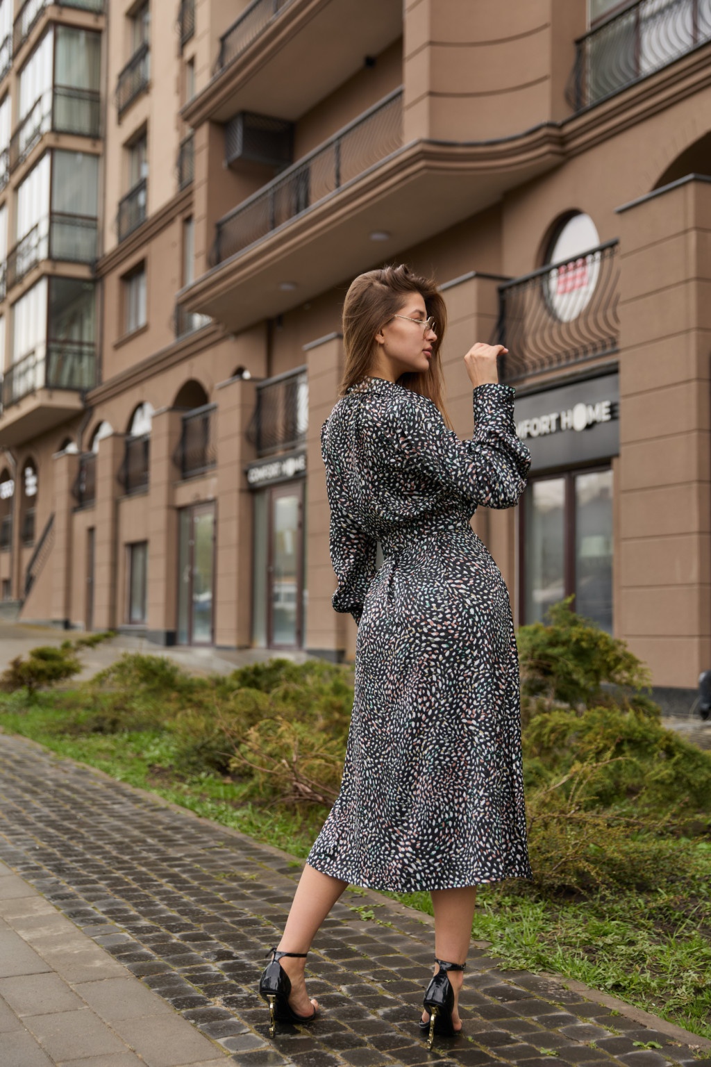 Летнее платье Mila Nova Ф-180 черный — изображение 3