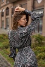 Летнее платье Mila Nova Ф-180 черный — изображение 4