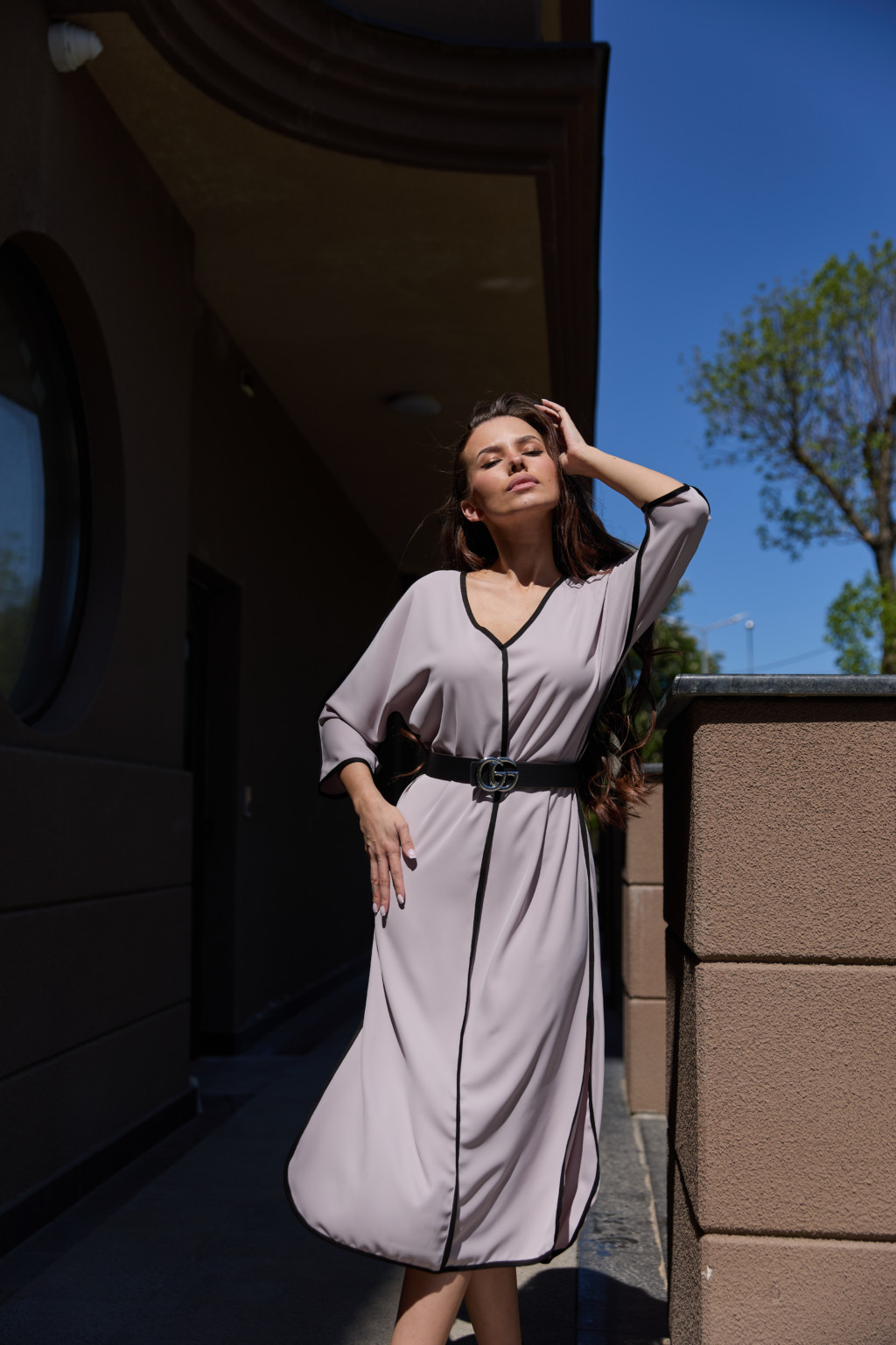 Летнее платье Mila Nova Ф-184 капучино — изображение 2