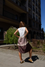 Летнее платье Mila Nova Ф-191 молоко — изображение 4