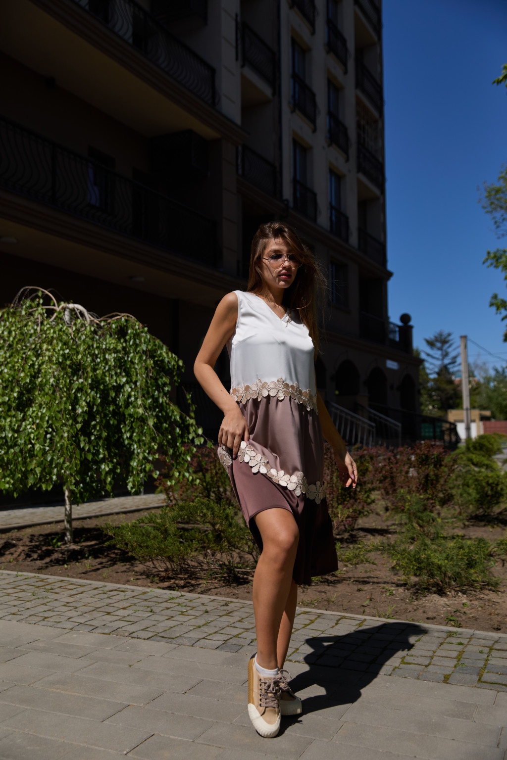 Летнее платье Mila Nova Ф-191 молоко — изображение 2