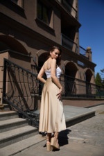 Летняя юбка Mila Nova Ф-193 бежевый — изображение 2