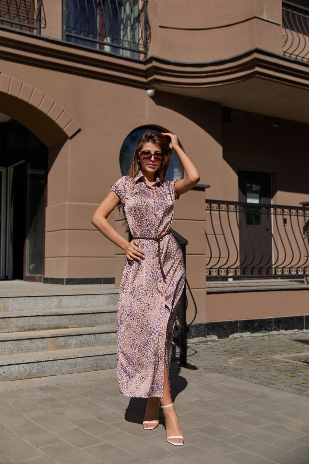 Летнее платье Mila Nova Ф-84 капучино — изображение 4