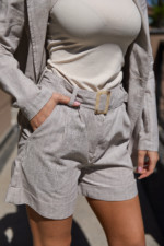 Летний костюм Mila Nova  J-20 бежевый+беж. кл. — изображение 5