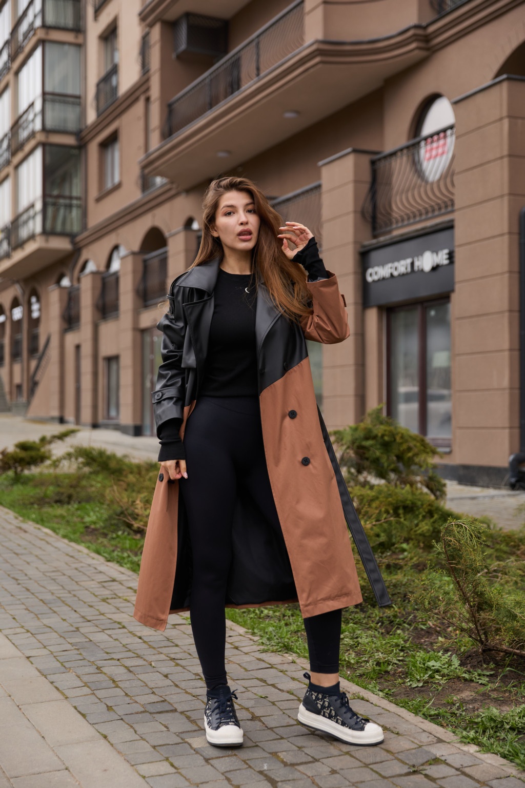 Демисезонный тренч Mila Nova  Q-94 терракот — изображение 2