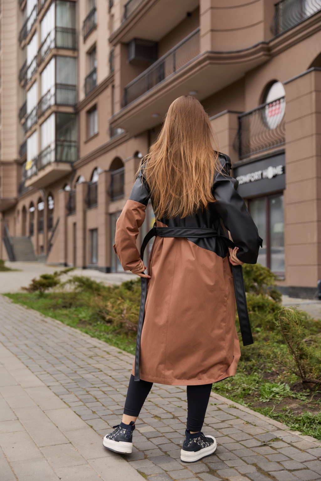 Демисезонный тренч Mila Nova  Q-94 терракот — изображение 3