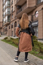 Демисезонный тренч Mila Nova  Q-94 терракот — изображение 3