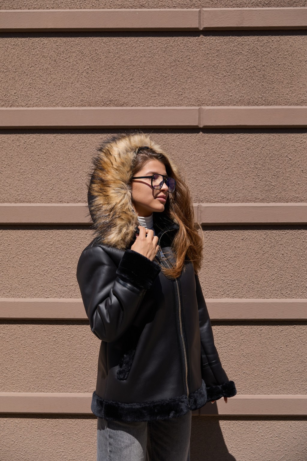 Зимняя дубленка Mila Nova  Д-215  черный — изображение 2