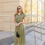 Летнее платье Mila Nova Ф-84 лимонный