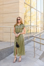 Летнее платье Mila Nova Ф-84 лимонный