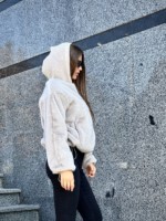 Зимняя шуба Mila Nova ПВ-316бежевый — изображение 3
